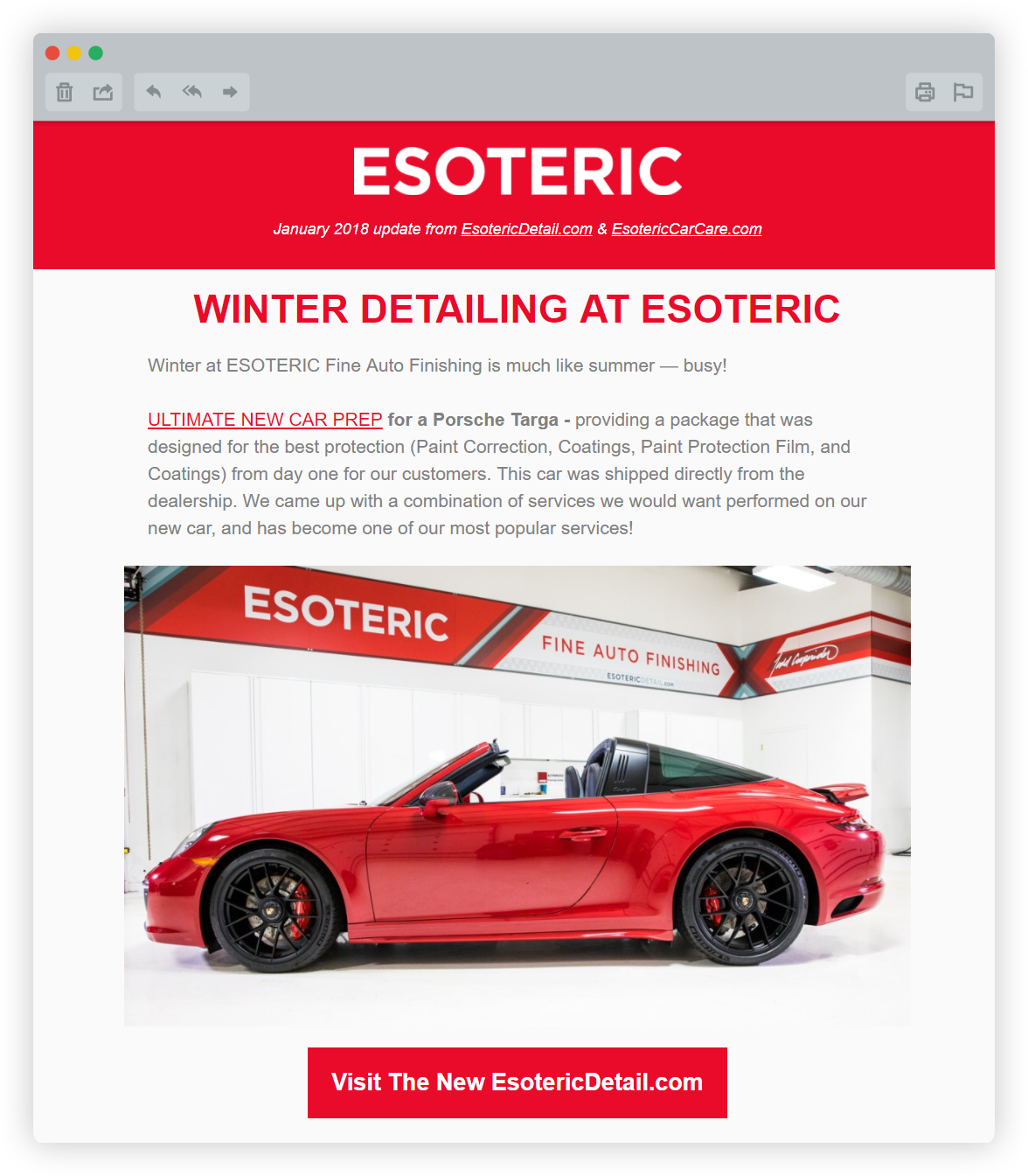 esoteric email newsletter