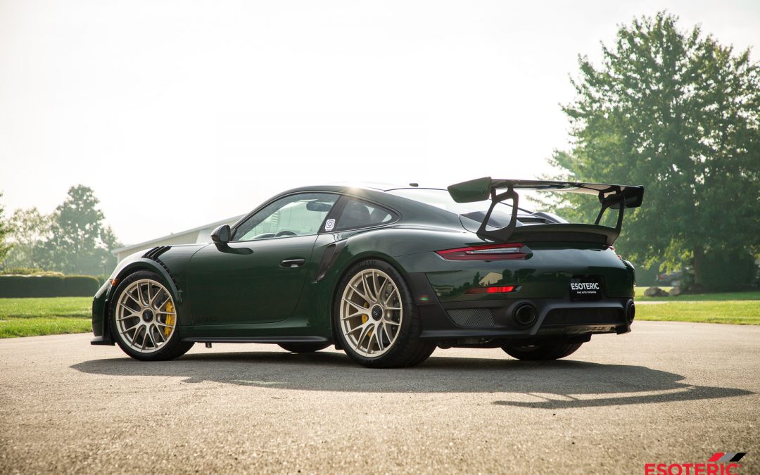 Underberg Green Porsche GT2RS Paint Correction and Paint Protection Film Wrap