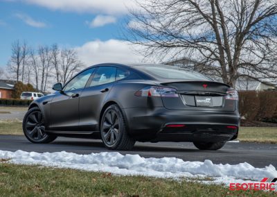 Tesla Model S Plaid Satin PPF Wrap 23