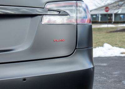 Tesla Model S Plaid Satin PPF Wrap 29