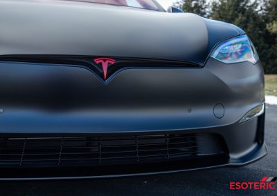 Tesla Model S Plaid Satin PPF Wrap 36