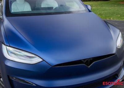 Tesla Model X Satin PPF Wrap 24