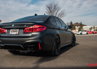 BMW M5 satin black 2018 13