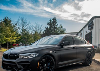 BMW M5 satin black 2018 19