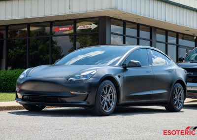 Tesla Model 3 Satin PPF Wrap 17