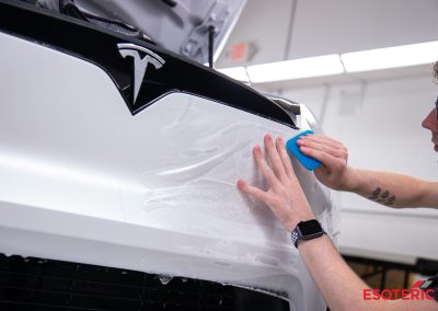 Tesla Model X Satin PPF Wrap 09