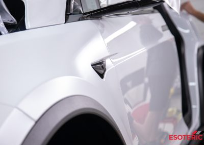 Tesla Model X Satin PPF Wrap 10