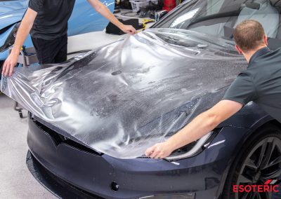 Tesla Model S Satin PPF Wrap 02