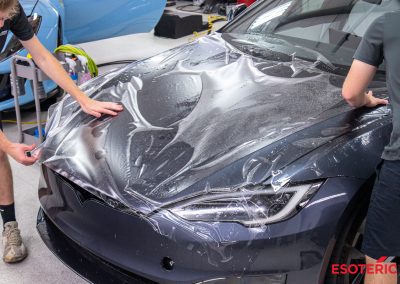 Tesla Model S Satin PPF Wrap 03