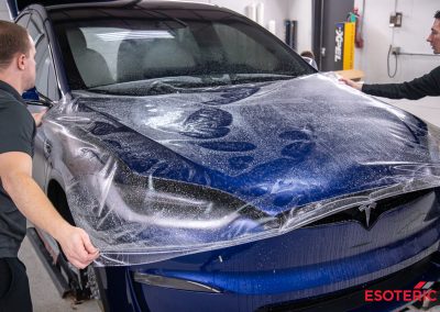 Tesla Model X Satin PPF Wrap 03