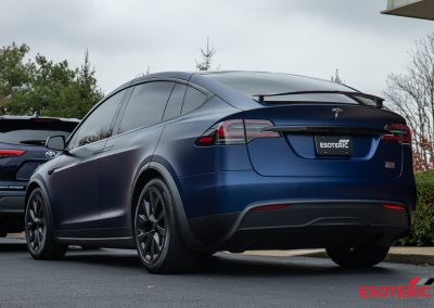 Tesla Model X Satin PPF Wrap 13