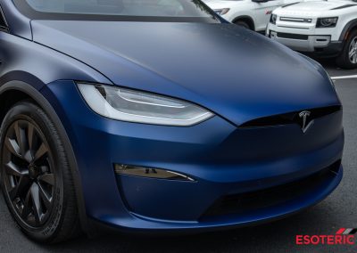 Tesla Model X Satin PPF Wrap 17