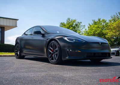 Tesla Model S Satin PPF Wrap 23