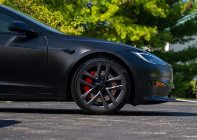 Tesla Model S Satin PPF Wrap 25
