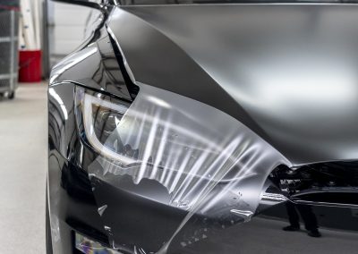 Tesla Model S Satin PPF Wrap 09