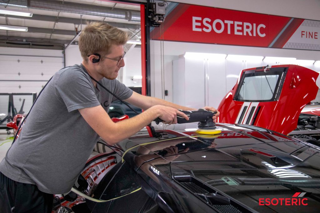 c8 corvette paint correction esoteric