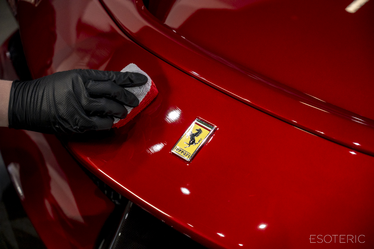 benefits of ceramic coating on Ferrari