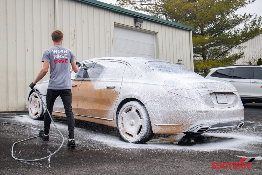 safe car wash Mercedes s580 Maybach