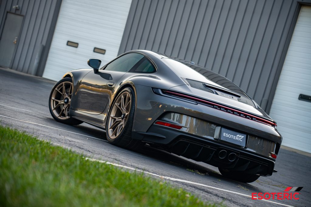 Porsche 992 GT3 with paint protection film and ceramic coating